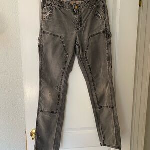 Carhartt Gray Straight Leg Women's Pants